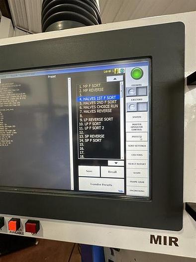 Used Satake EVO-IR-400 Infrared Color and Sorting Machine for Nuts