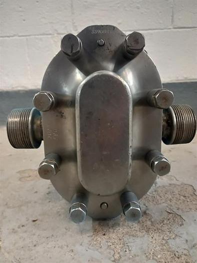 Used SPX Flow model 006U1 stainless steel positive displacement pump