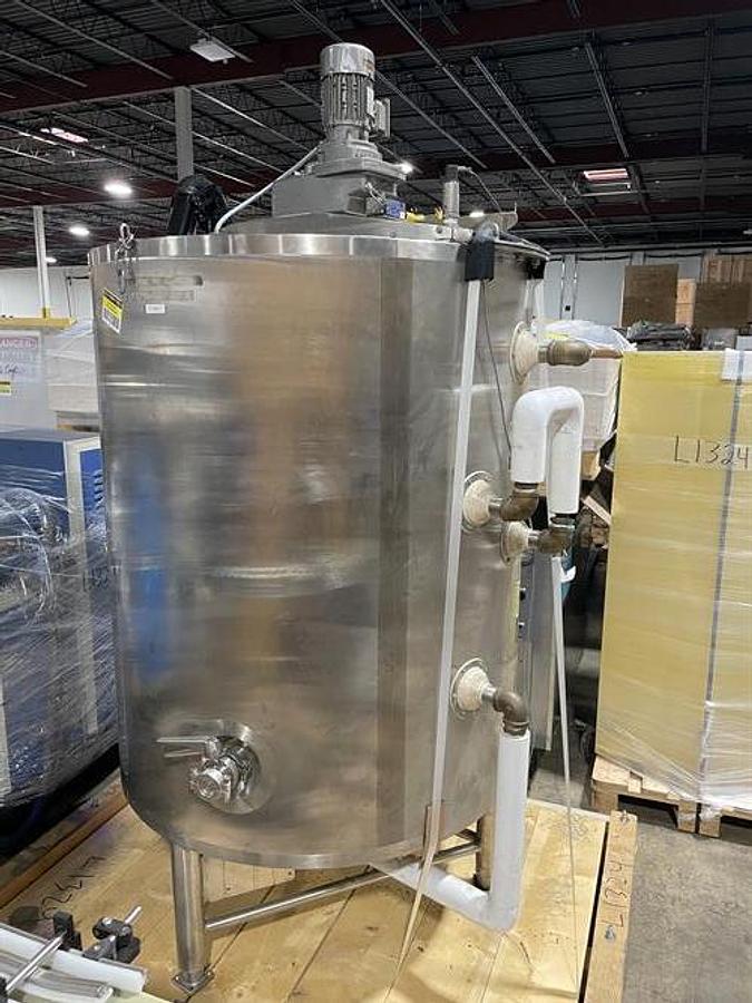Used Walker 320 Gallon SS Jacketed & Agitated Tank