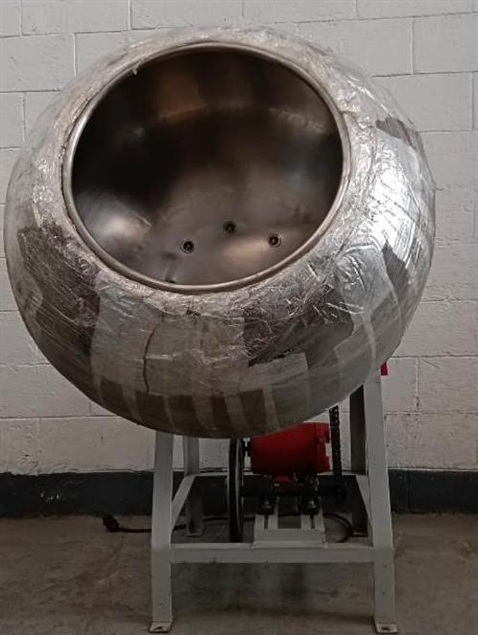 Used Stainless Steel 38" Diameter Coating Pan