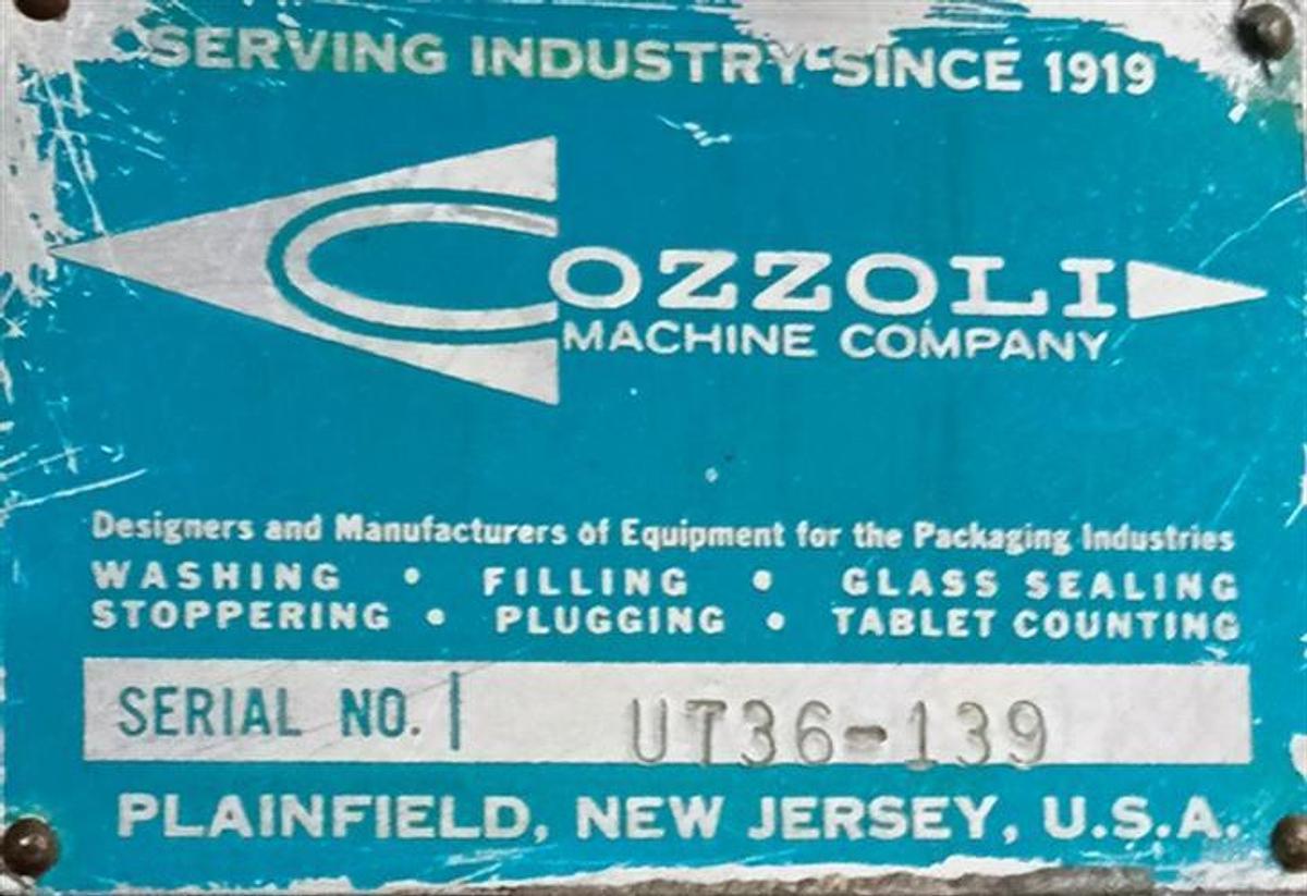 Used Cozzoli stainless steel 36”accumulating table