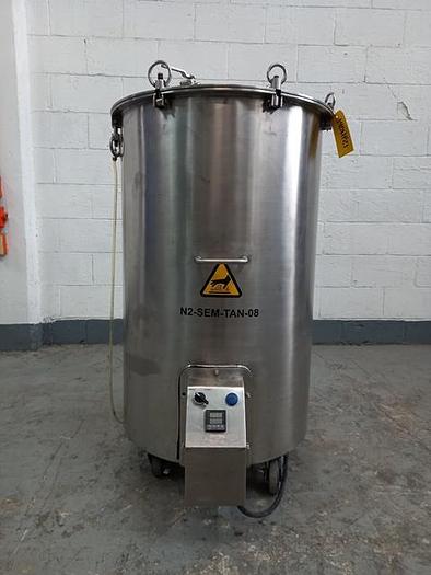 Used Stainless steel 53 gallon jacketed