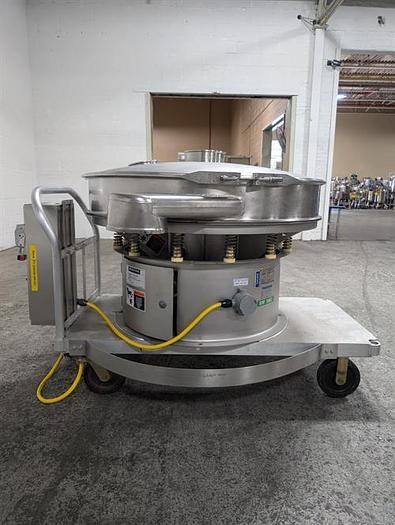 Used Sweco model XS48Y686SETLWC 48" diameter single deck sifter