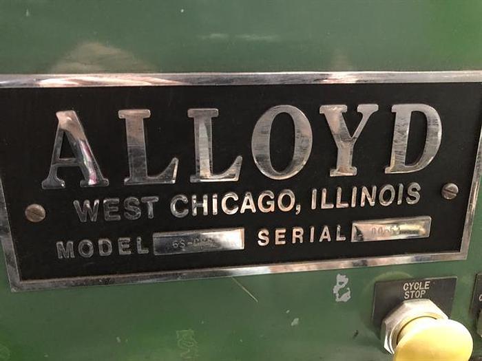 Used Alloyd 6S-CBE rotary blister packager