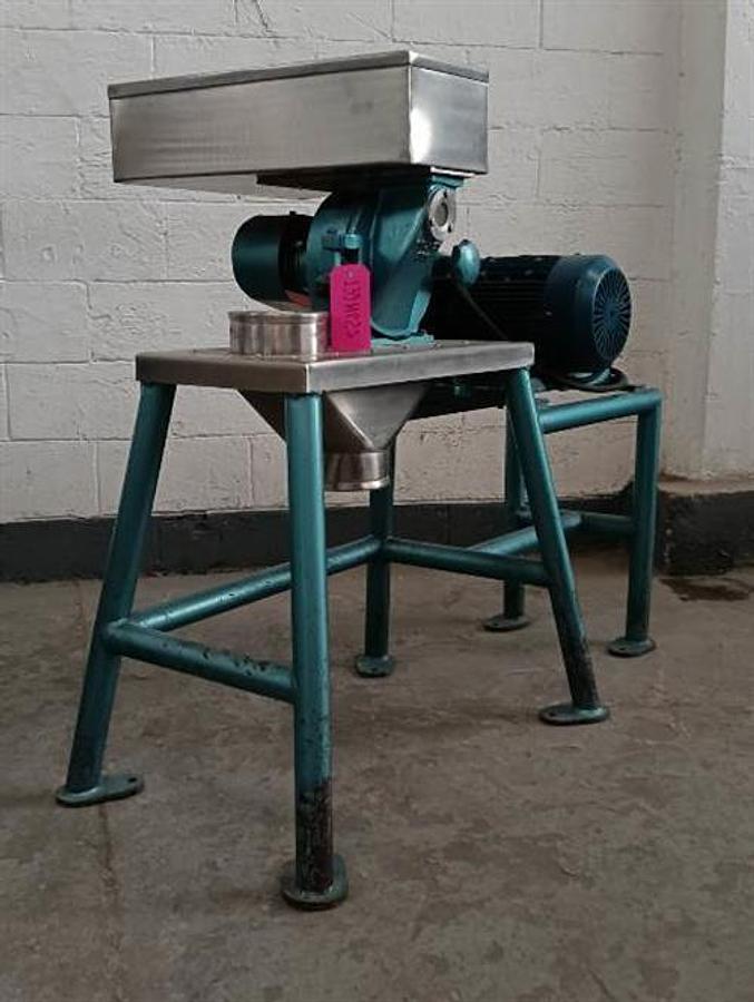 Used Pulvex model 200 carbon steel hammer mill