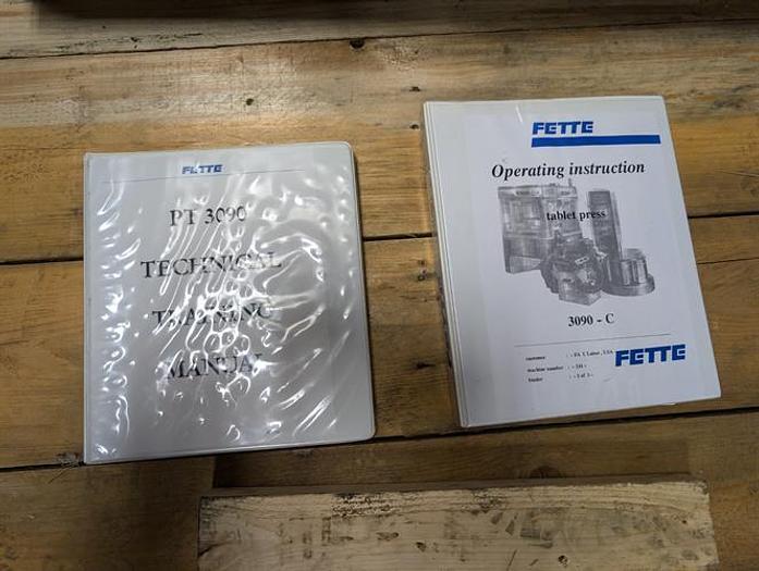 Used Fette model 3090 P 3090 C 61 station tablet press