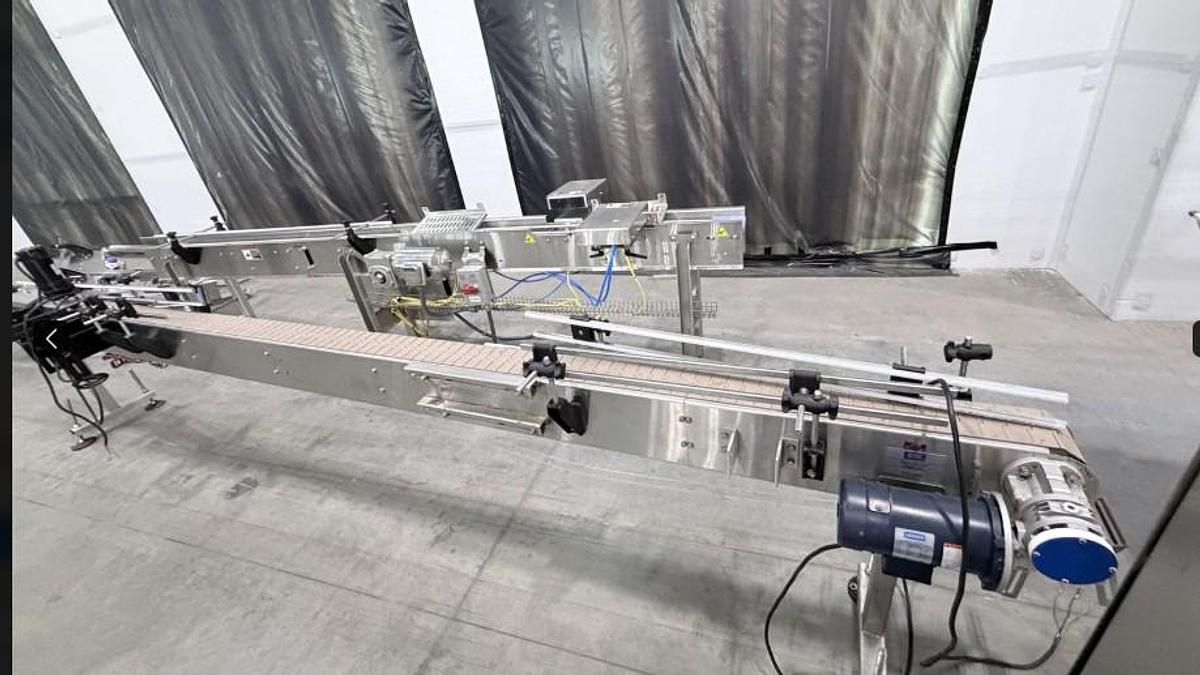 Used E-Pak 4-Spindle Capper with Sorter & Elevator