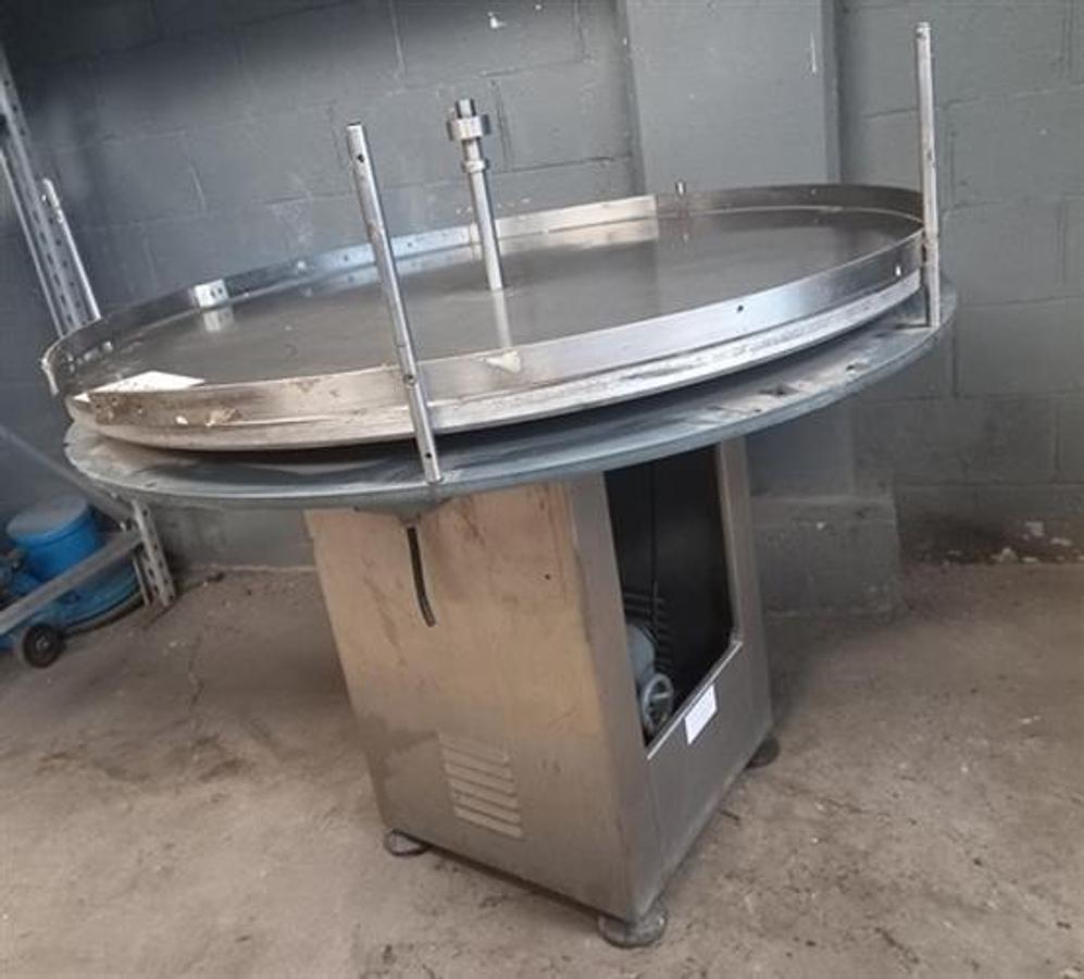 Used Stainless steel 46” accumulating table