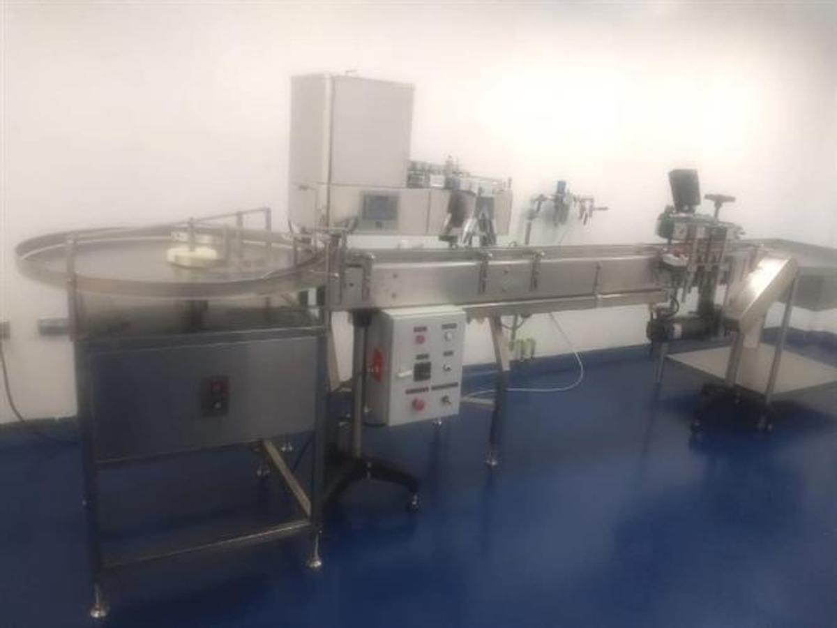 Used Nec Stainless steel tablet counter line including
