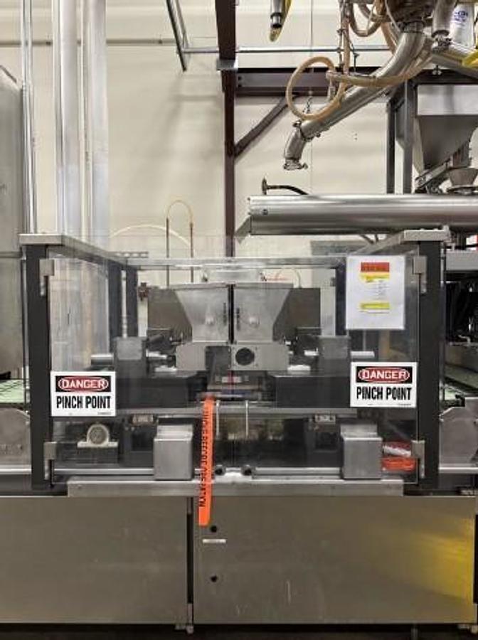 Used Imperial 600 x 225 One Shot Molding Plant with Loesch Bar Wrapper