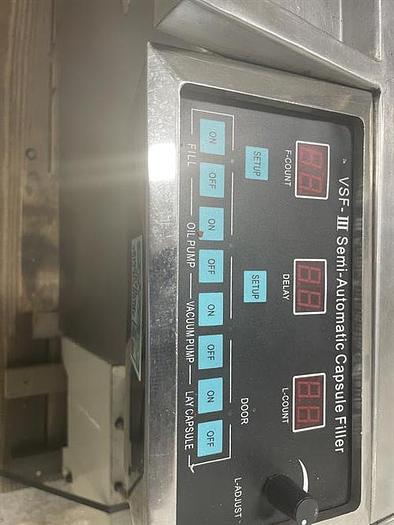 Used Vanguard VSF-III semi-automatic encapsulator
