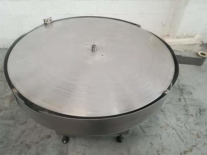 Used Stainless Steel 48" Accumulating Table