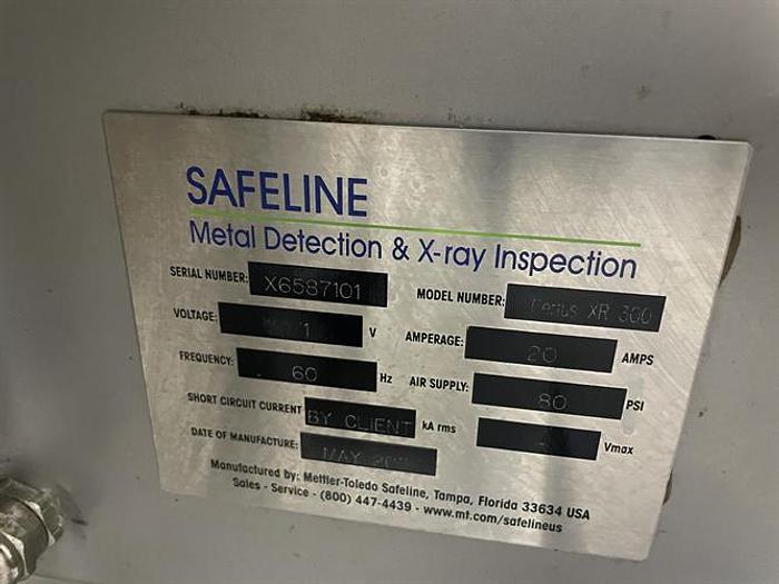 Used Safeline Certus XR 300 X-Ray Machine