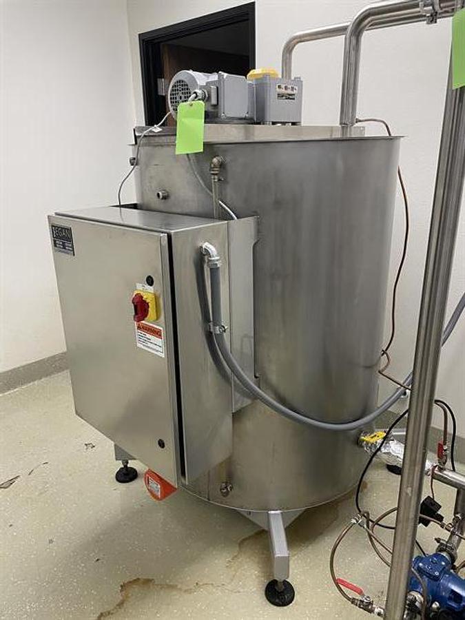 Used Egan 1500-lb Stainless Steel Chocolate Tank