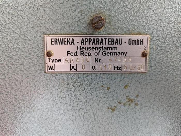 Used Erweka Model AR400 Lab 3-Roll Refiner