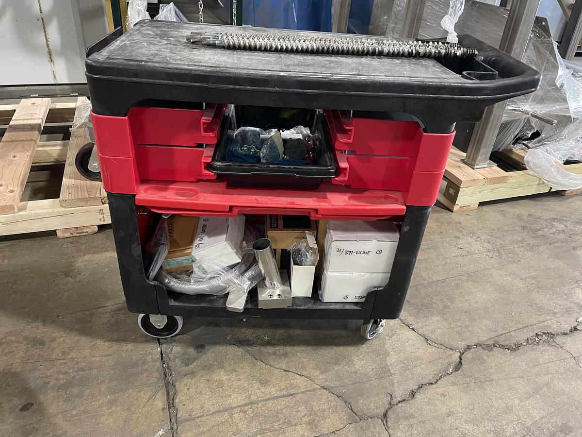 Used Baker Perkins Model MP24 Stainless Steel Twin Screw Extruder