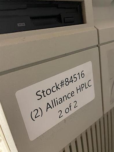 Used (2) Alliance HPLC with 2695 Separations Module and 2996 Photodiode Array Detector with one PC with software
