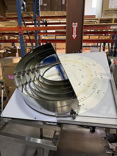 Used Lenis model LMSTS-300P single lane stick pack machine with tablet counter