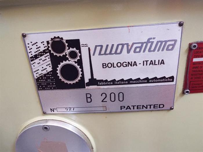 Used Nuovafina model B-200 Die Fold Wrapper for Chocolates