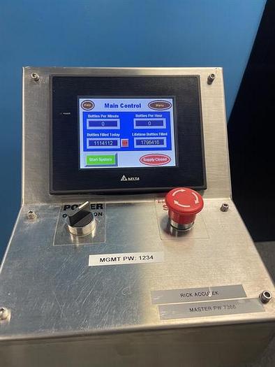 Used Accutek Accuvac 6-head Vacuum Filler