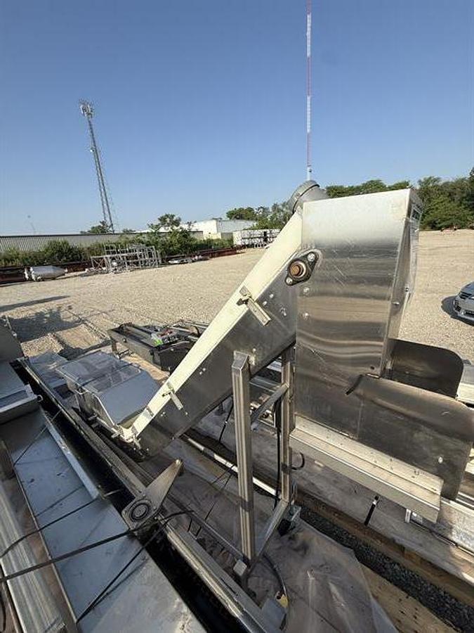 Used SSI Stainless Steel Inclined Elevator