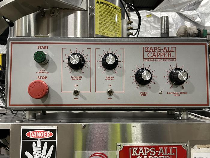 Used Kaps-All model E 4 spindle capper