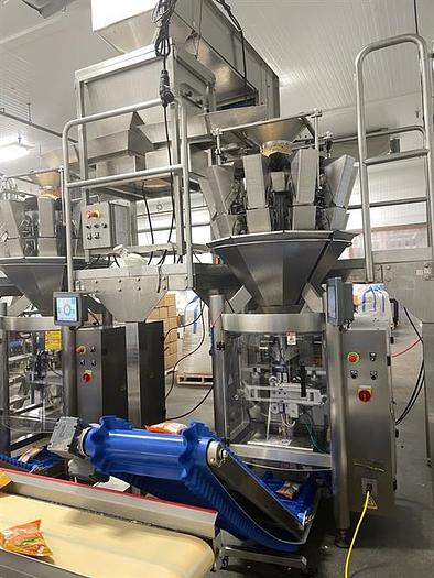 Used Wepack Dual Bagger with Rotary Scales