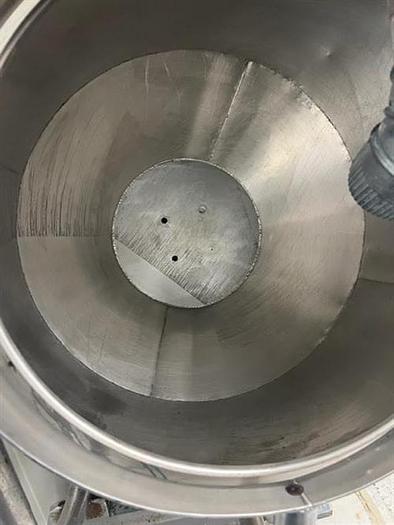Used Coating Pan 30" diameter Stainless Steel Angular pan