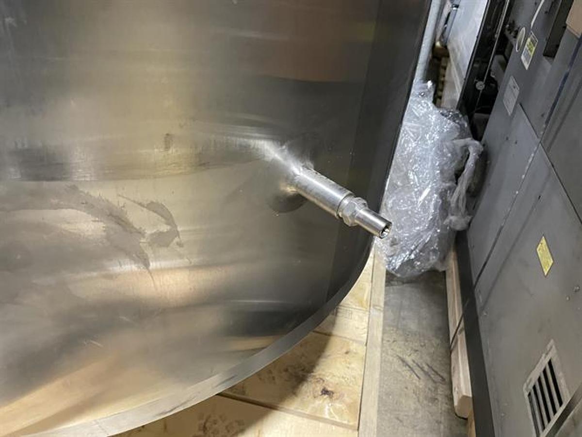 Used Walker 320 Gallon SS Jacketed & Agitated Tank