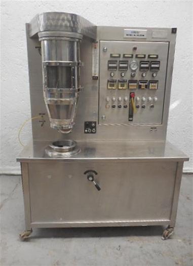 Used Freund SFC-Mini Stainless steel Laboratory Fluid bed dryer