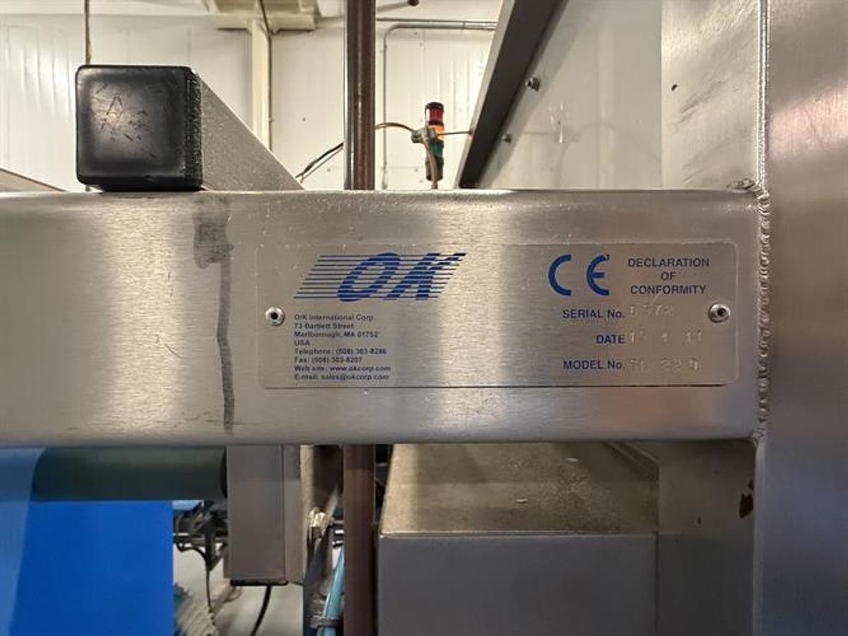 Used OK Superformer-1M Case Erector with OK SL220 Bag Inserter