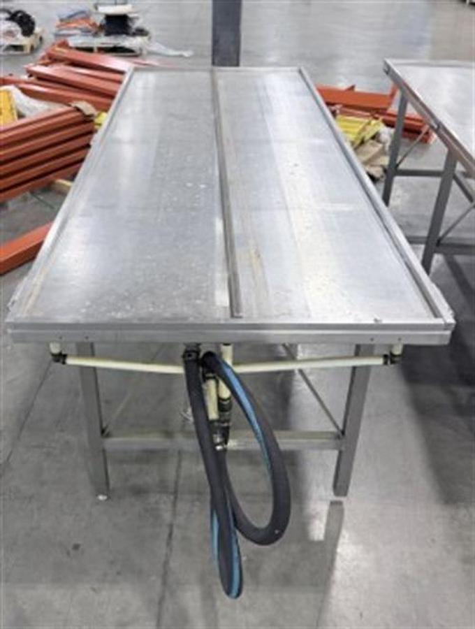 Used Savage 3 x 8 ft Stainless Steel Cold Table