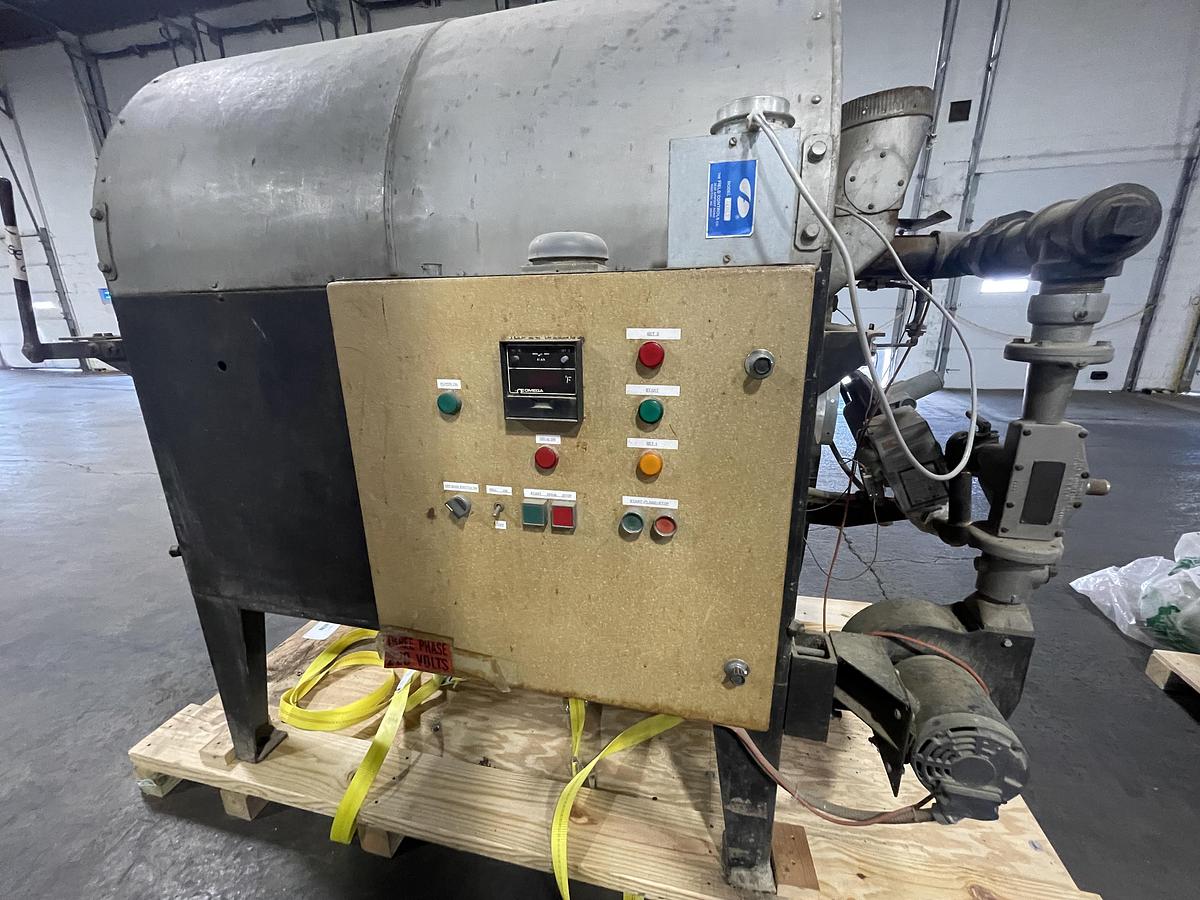 Used Bauer 322 1000 lb/hr Gas Dry Nut Roaster