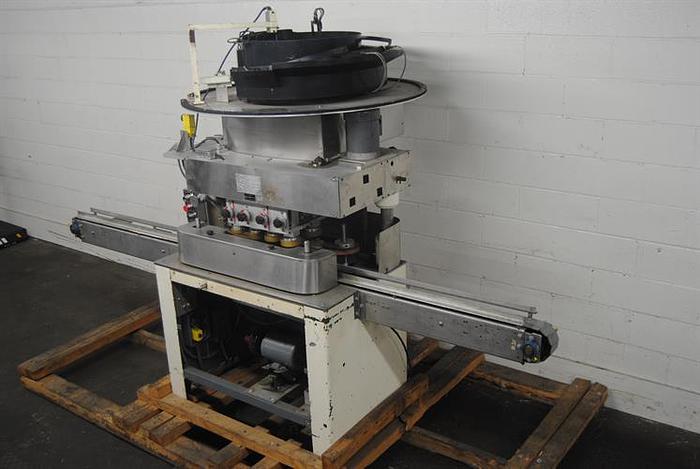 Used Kaps-All Model C 8-Quill Capper -