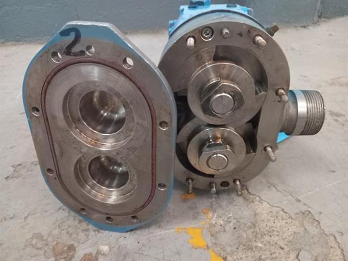 Used SPX Flow model 018U1 stainless steel positive displacement pump