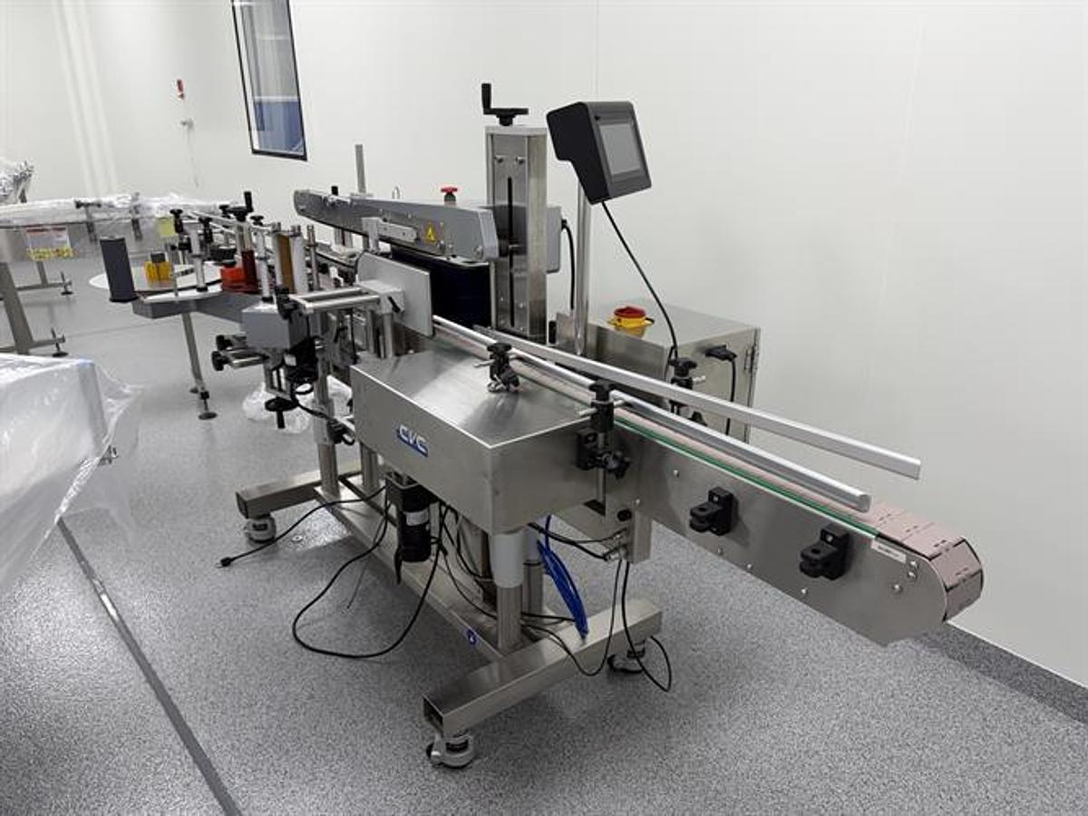 Used CVC Model 430 Front & Back And Wraparound Labeler