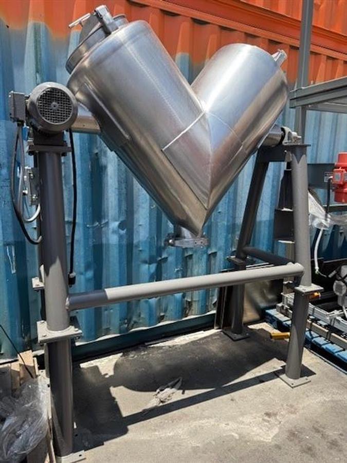 Used Patteron Kelley 10 Cu Ft Stainless Steel V Blender