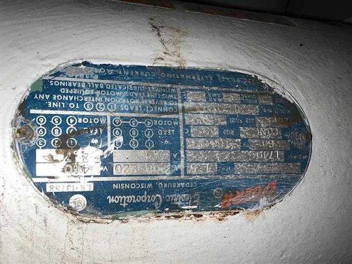 Used Patterson Kelley 10 Cu Ft stainless steel V Blender