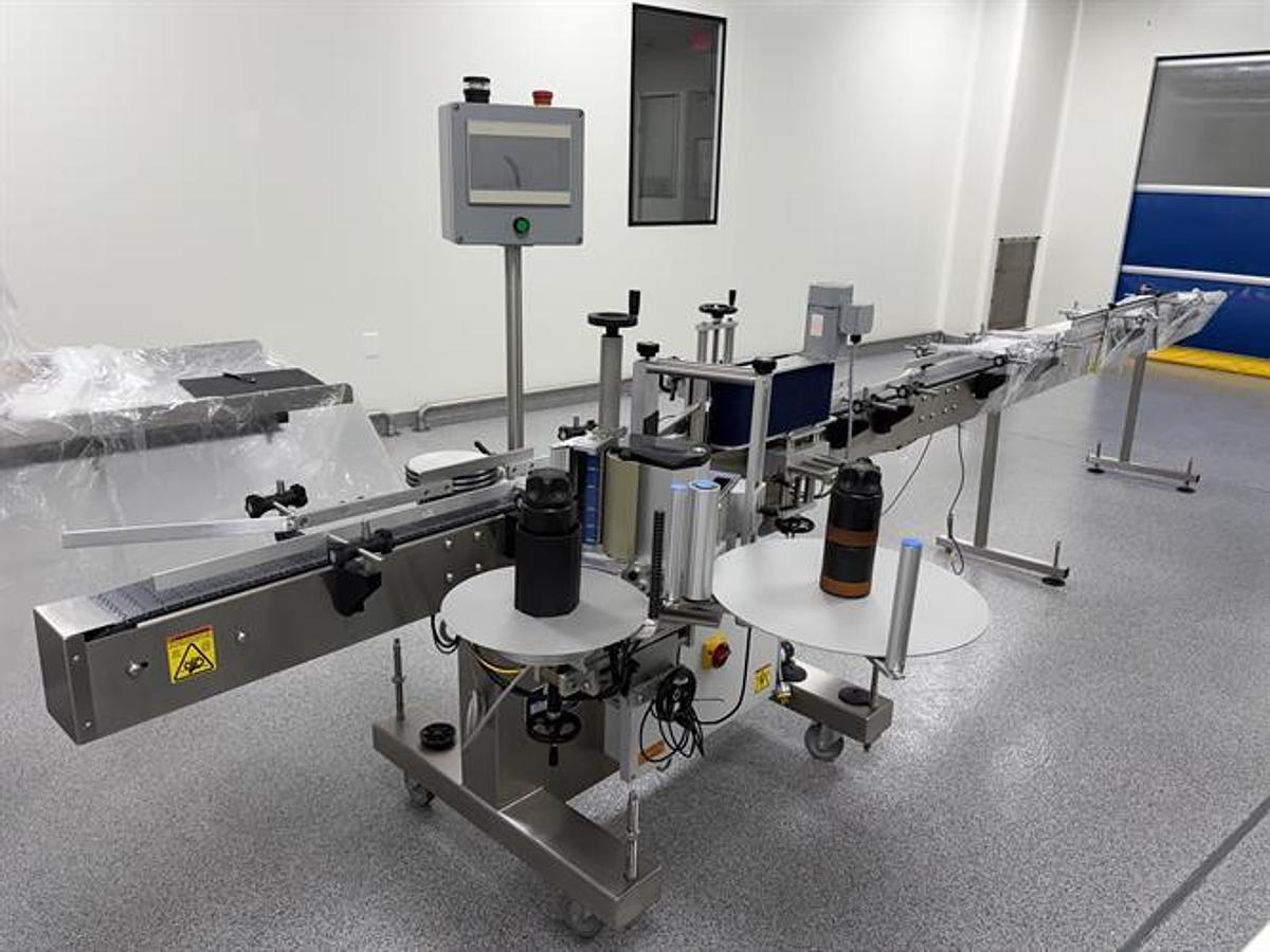 Used AutoMate Model LW-40 Label-Vantage Pressure Sensitive Wraparound Labeler