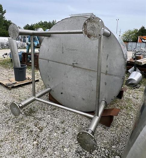 Used Silver State Stainless Brew Tank, 30 Barrel Mash Tun Cap1800 Gallon SS Mix Tank