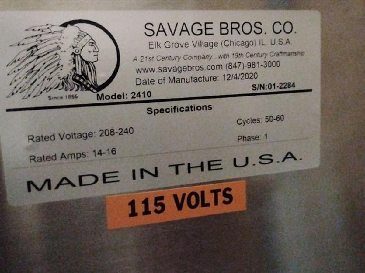 Used Savage FM14 Table Top Cooker