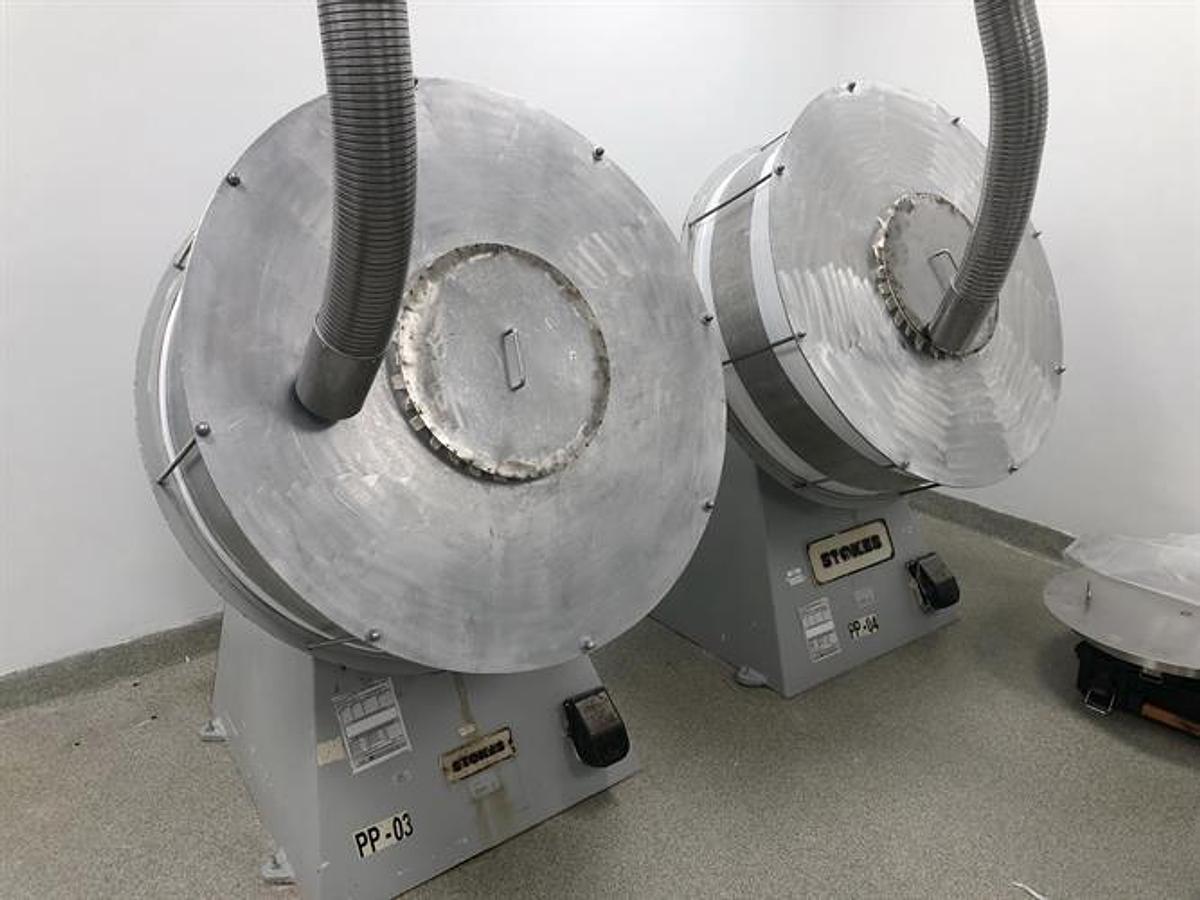 Used Stokes 40" diameter canvas polishing pan