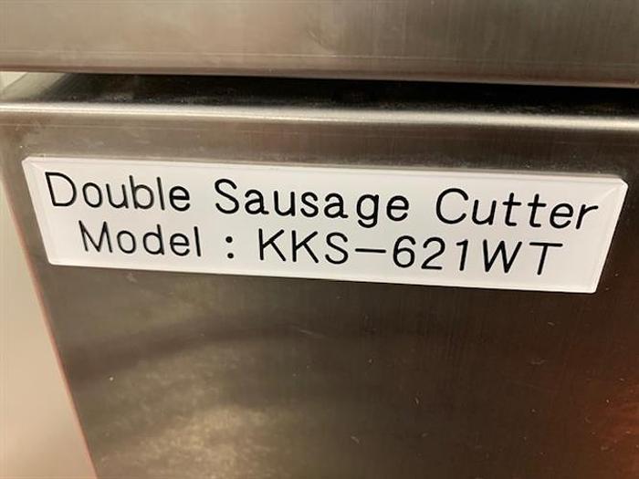 Used Kyoei Engineering model KKS-621WT double sausage cutter