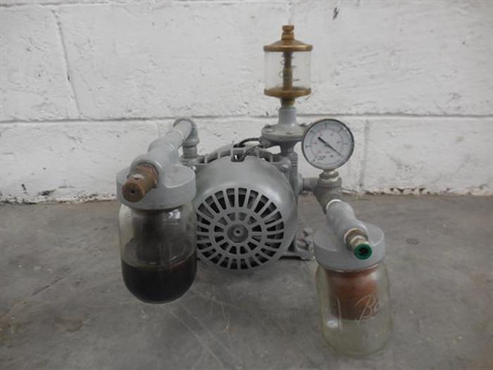 Used Gast Carbon Steel Vacuum Pump