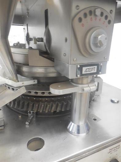 Used Adept Stainless steel 59 station rotary tablet press