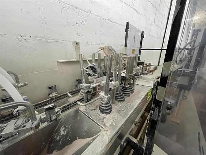 Used Bartelt model IM7-12 Pouch Packager with AMS Auger Filler