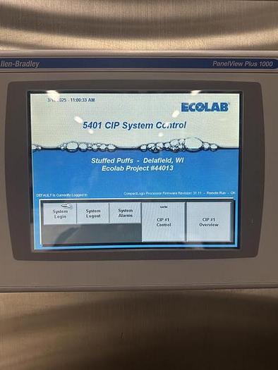 Used Ecolab Model PT 5401 Positronic IV CIP System