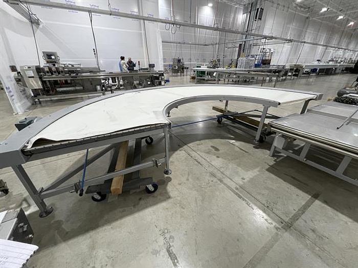 Used Bosch 42" wide 180 Degree Turn Conveyor
