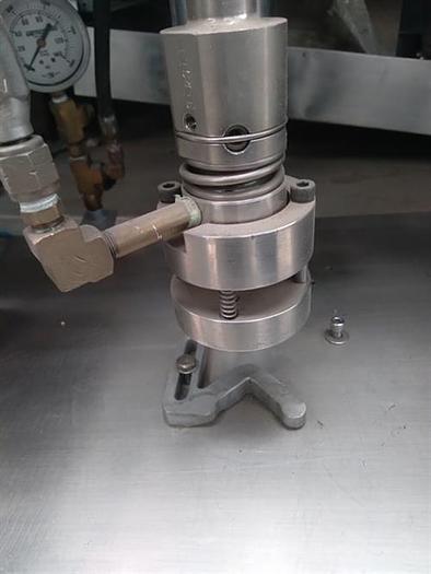 Used JG Machine Works Semi-automatic Aerosol Filling Line