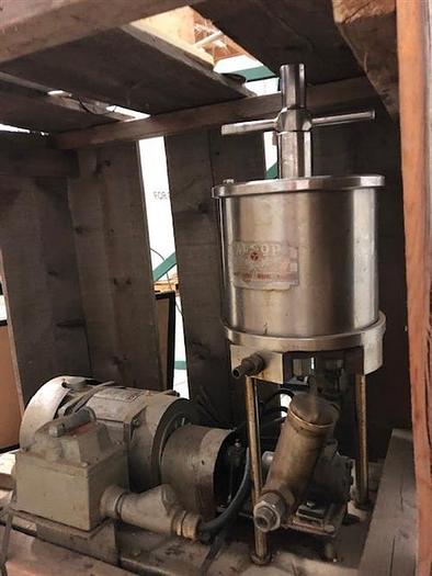 Used Alsop model SD-8 Stainless Steel 7" diameter Filter Press